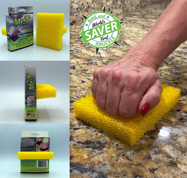 Mr. T® Silicone Scrubbing Tool - Not a Sponge, It's a Silicone Scrubbing Tool 4 Pack